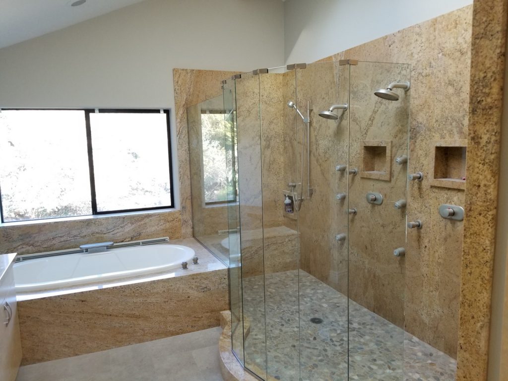 Shower panel wall
