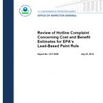 EPA OIG Lead Rule - REPORT